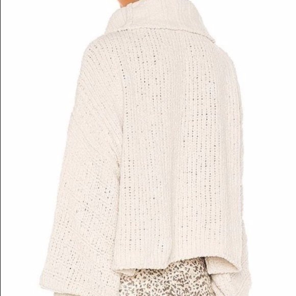 FREE PEOPLE Be Yours Cowl Neck Sweater - Vanilla Bean - NWT - Picture 2 of 6